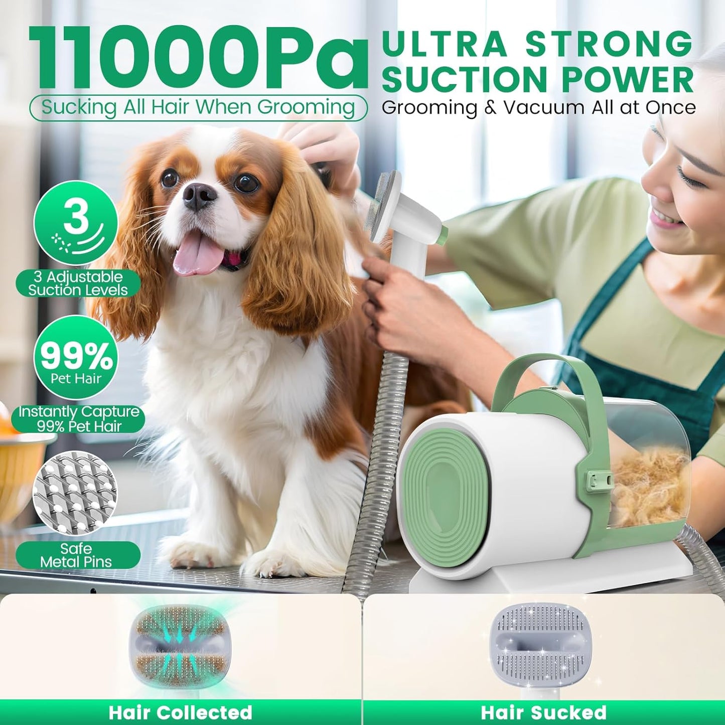 ThePetHubStore™ Dog Grooming Vacuum